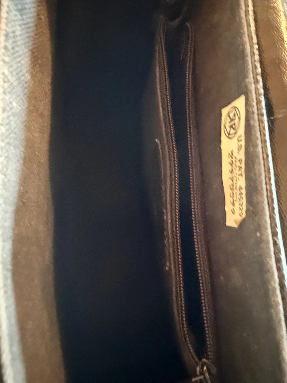Vintage Evan Picone Black Top-Handle Women's Leather Satchel with Gold Hardware